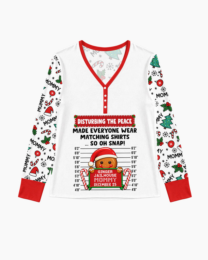 Funny Christmas Family Matching Bamboo Women Pajama Set