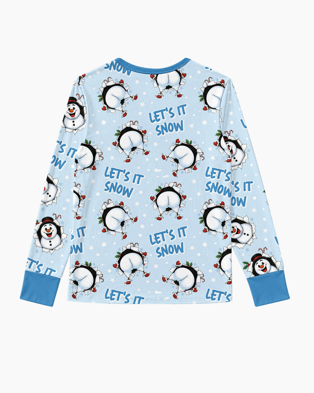 Funny Snowman Bamboo Women Pajama Set