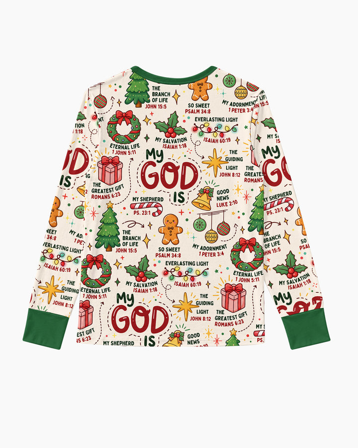 Christmas My God Is Bamboo Women Pajama Set