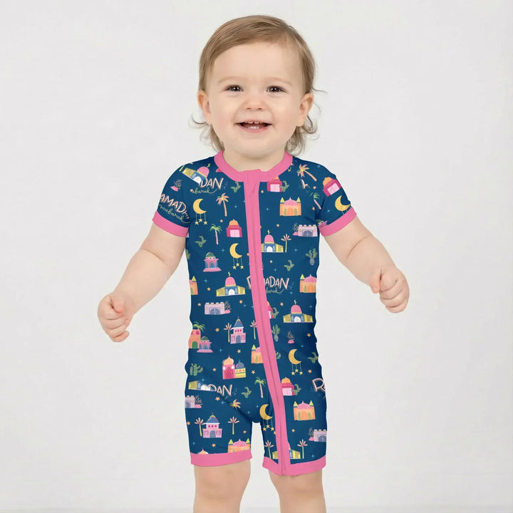 Ramadan Kareem Family Matching Bamboo Shorty Zippy