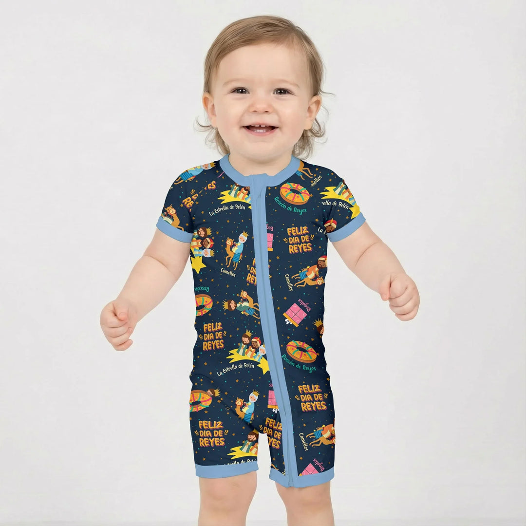 Feliz Dia de Reyes Bamboo Shorty Zippy
