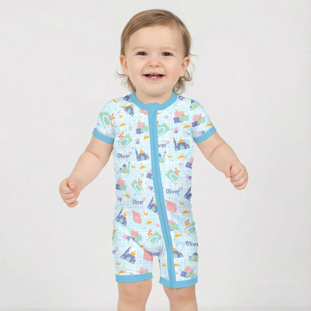 Ramadan and Eid Bamboo Shorty Zippy
