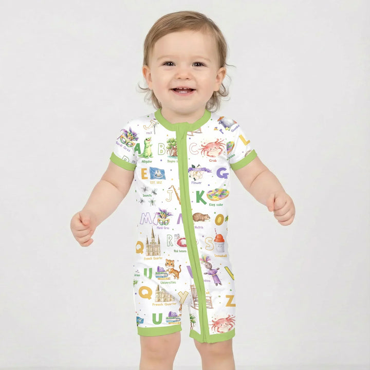 Alphabet of Lousiana Bamboo Shorty Zippy