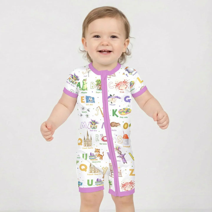 Alphabet of Lousiana Bamboo Shorty Zippy