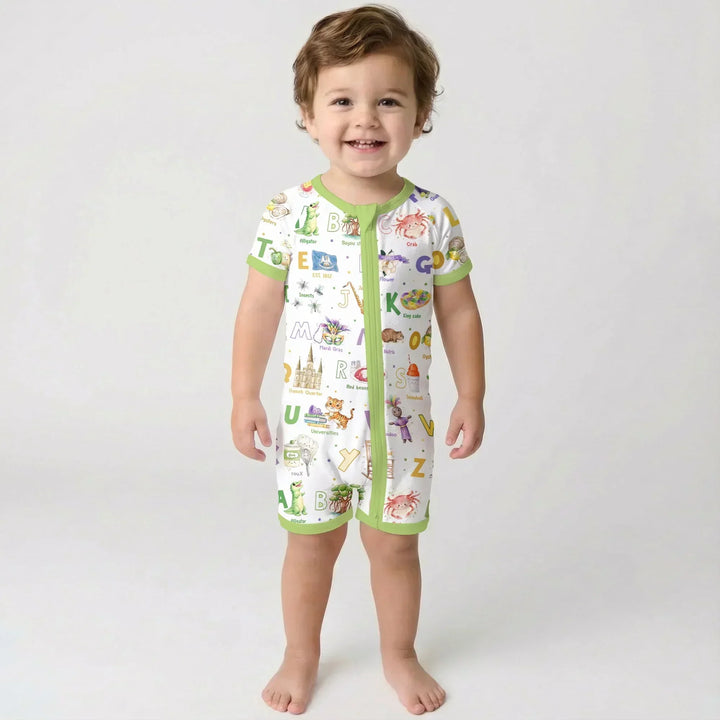 Alphabet of Lousiana Bamboo Shorty Zippy