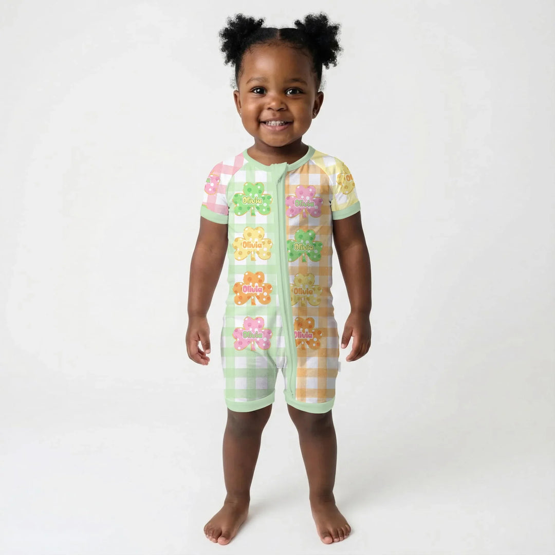 Lucky Shamrock Bamboo Shorty Zippy
