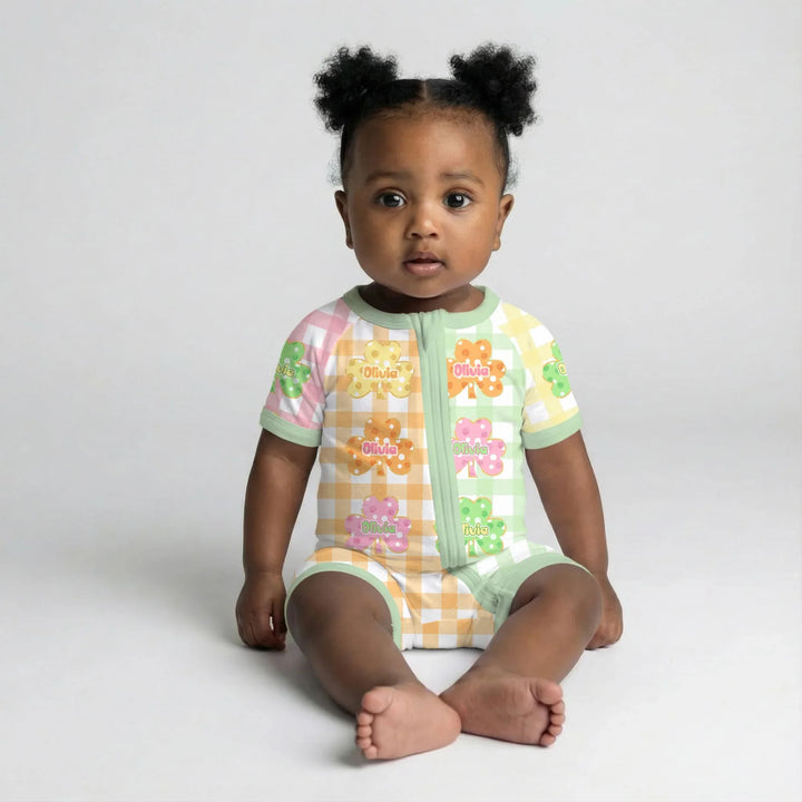 Lucky Shamrock Bamboo Shorty Zippy