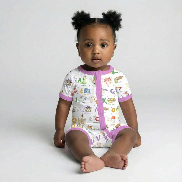 Alphabet of Lousiana Bamboo Shorty Zippy