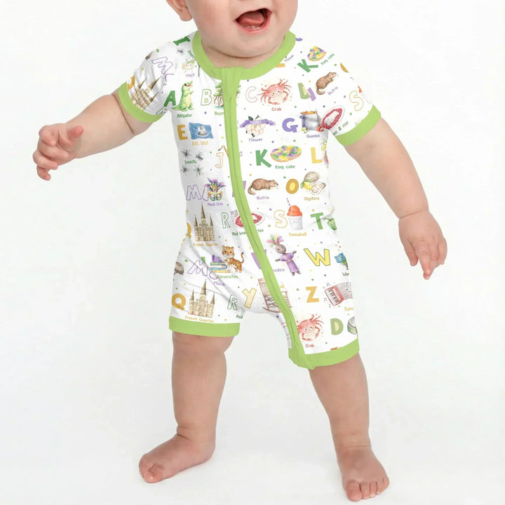 Alphabet of Lousiana Bamboo Shorty Zippy
