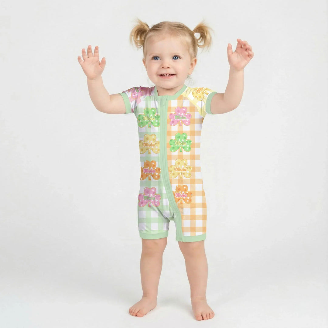 Lucky Shamrock Bamboo Shorty Zippy