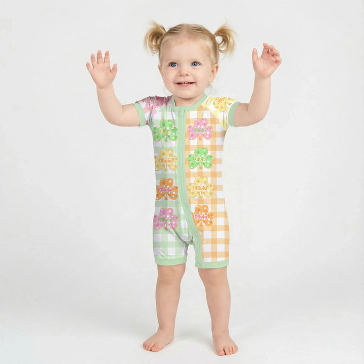 Lucky Shamrock Bamboo Shorty Zippy