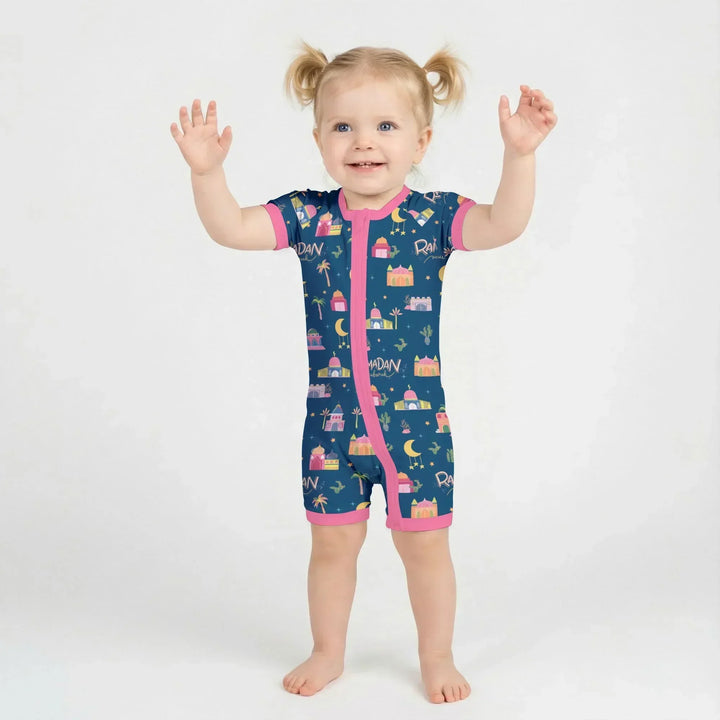 Ramadan Kareem Family Matching Bamboo Shorty Zippy