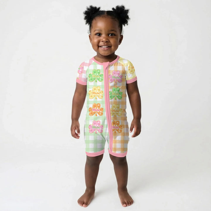 Lucky Shamrock Bamboo Shorty Zippy