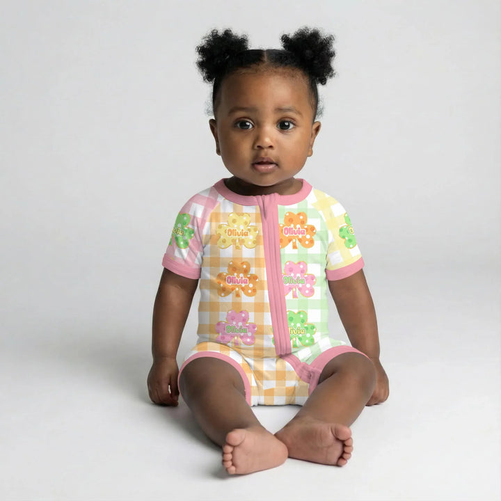 Lucky Shamrock Bamboo Shorty Zippy