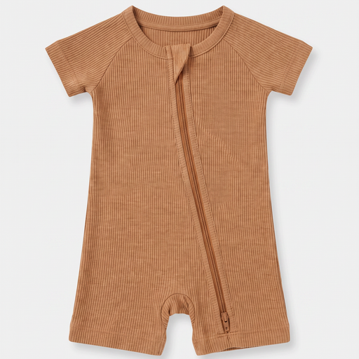 Ribbed Bamboo Shorty Zippy