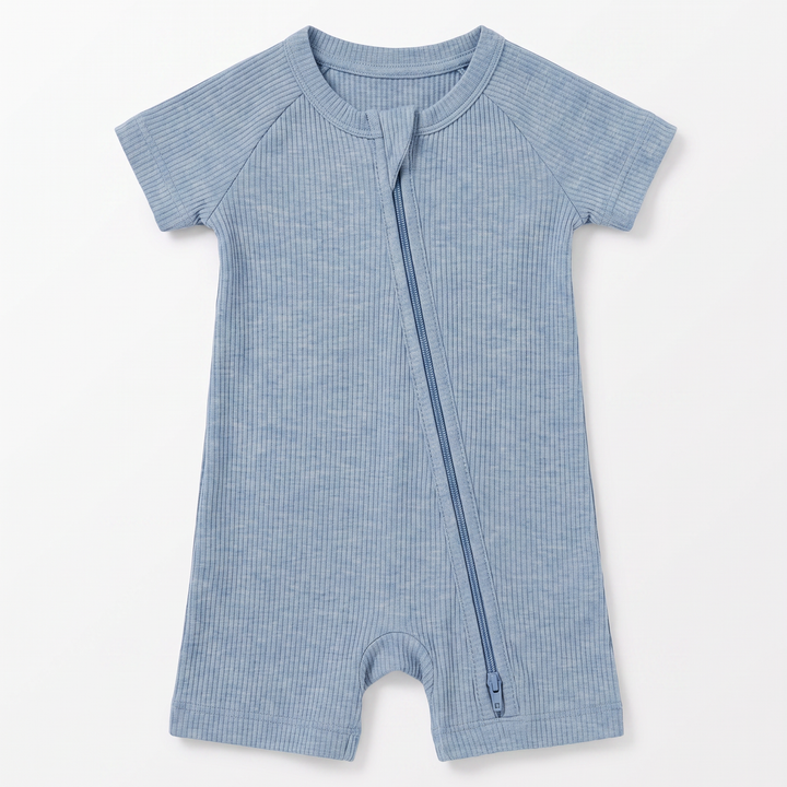 Ribbed Bamboo Shorty Zippy