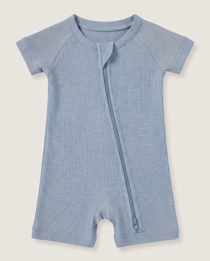 Ribbed Bamboo Shorty Zippy