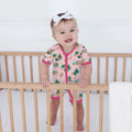 Jolly Forest Christmas Family Matching Bamboo Shorty Zippy