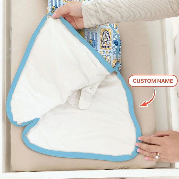 Custom Name Hanukkah Wonderland Bamboo Sleep Bag