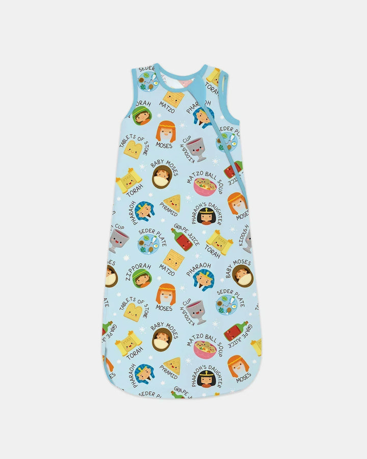 Cute Passover Characters Bamboo Sleep Bag