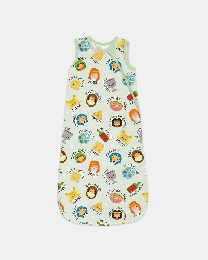 Cute Passover Characters Bamboo Sleep Bag