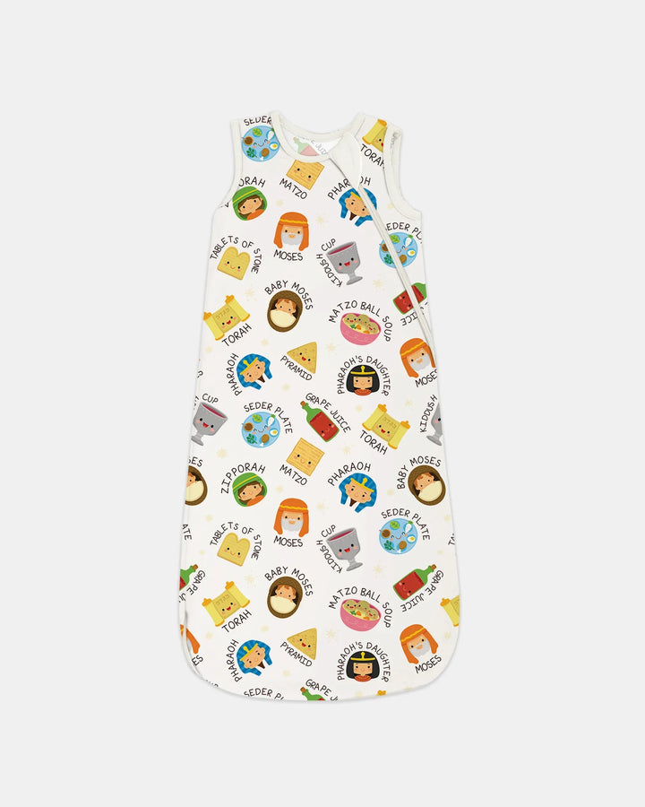 Cute Passover Characters Bamboo Sleep Bag