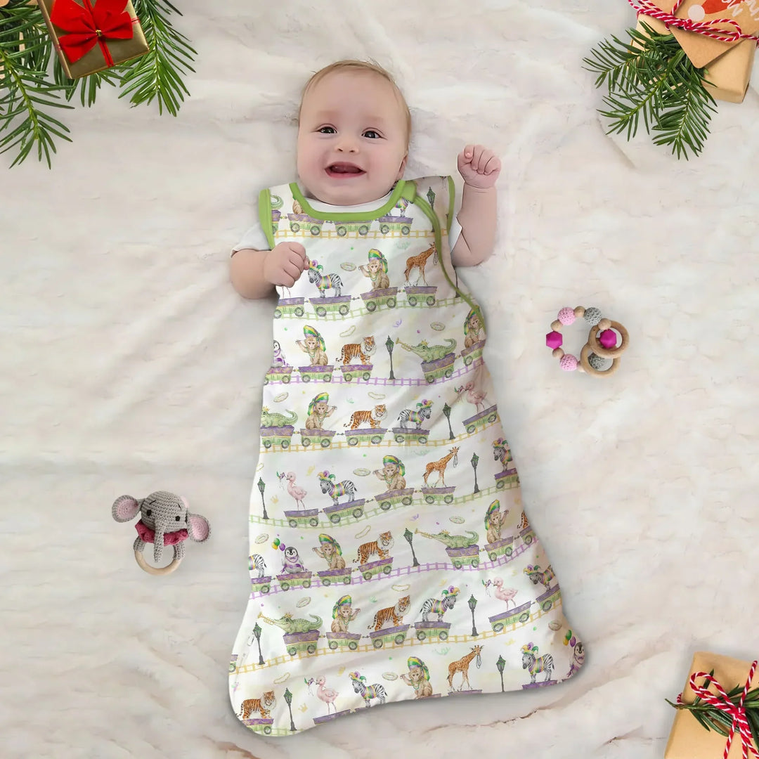 Mardi Gras Jungle Krewe Bamboo Sleep Bag