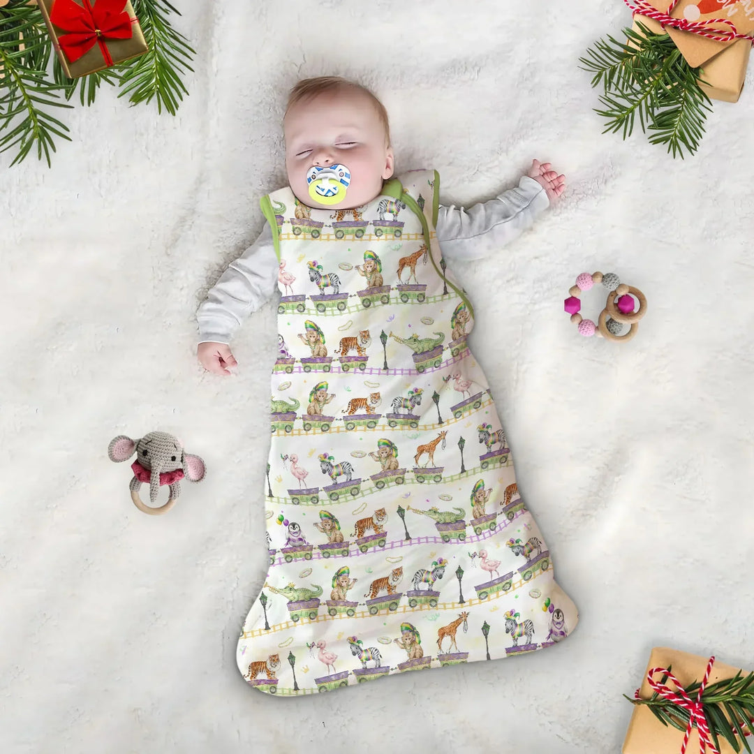 Mardi Gras Jungle Krewe Bamboo Sleep Bag