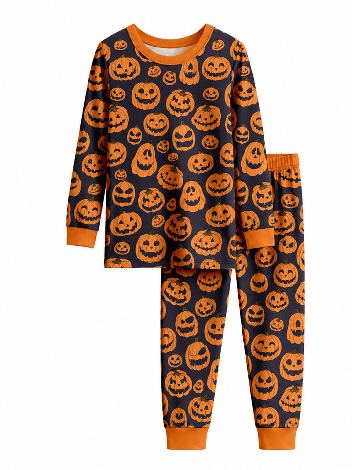 Smiling Pumpkin Patch Bamboo Men's Pajama Set