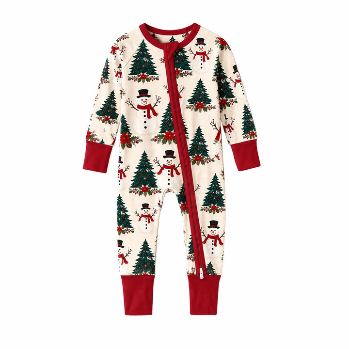 Snowman Christmas Tree Wonderland Bamboo Convertible Zippy