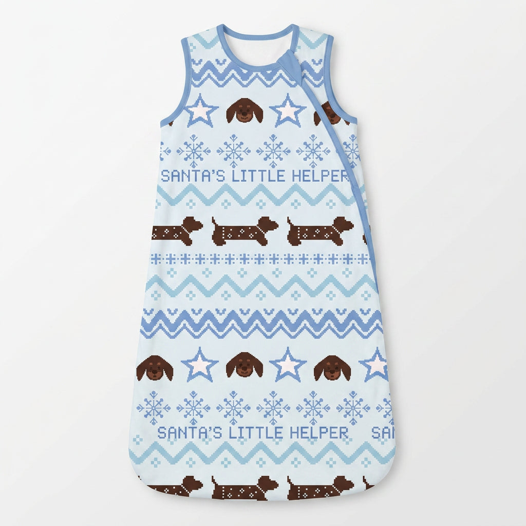 Snowy Puppy Dream Bamboo Sleep Bag