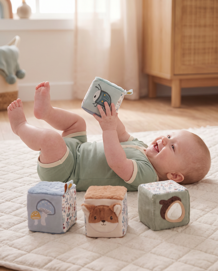 Forest Friends Soft Activity Cube Set