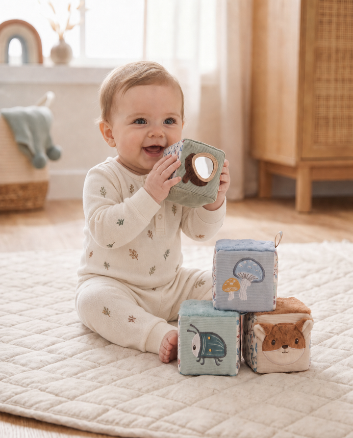 Forest Friends Soft Activity Cube Set