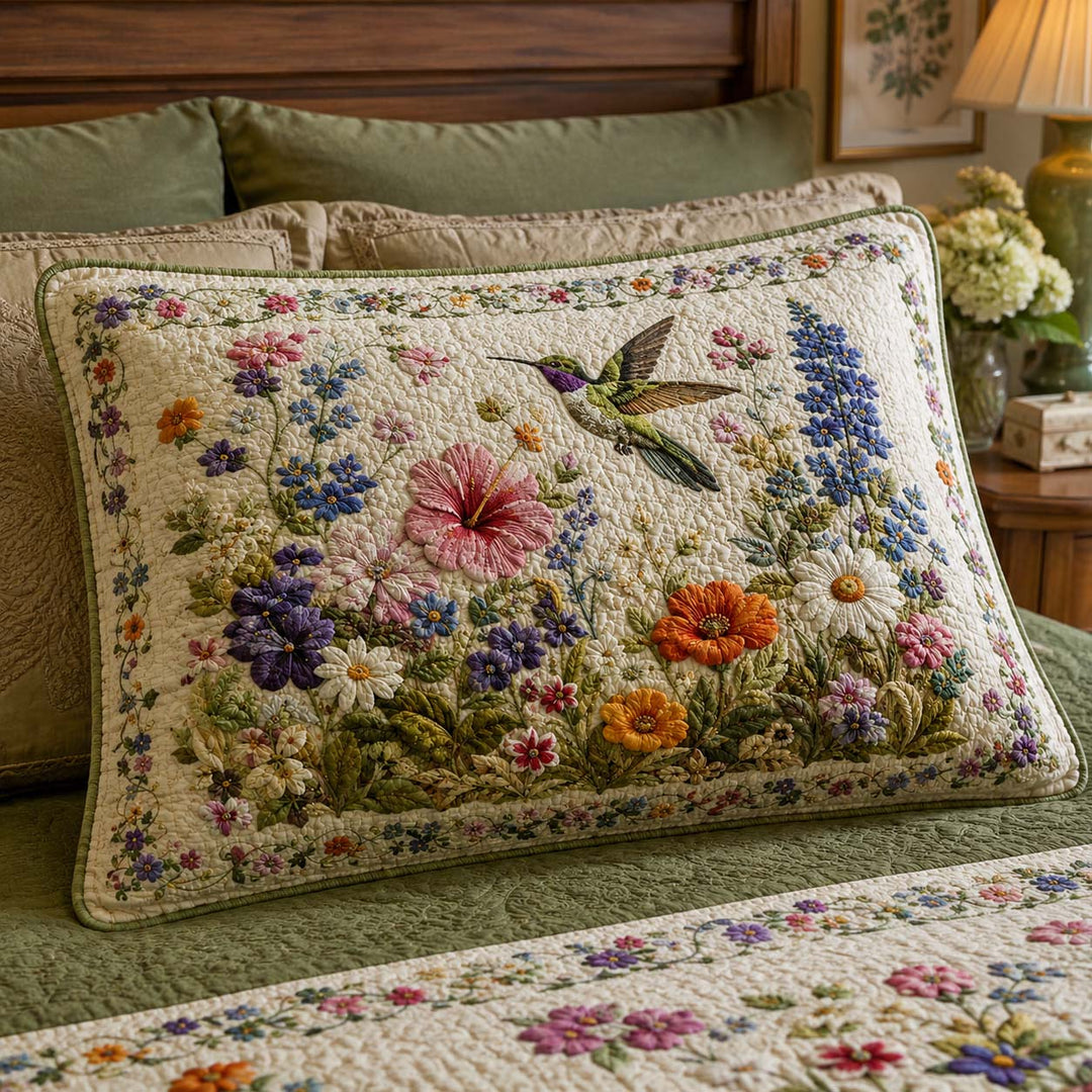 Spring Nectar Bamboo Quilt Pillow Case