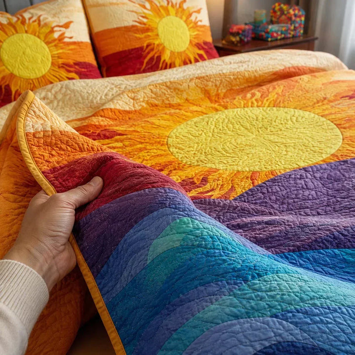 Sunny Day Bamboo Quilt Bedding Set