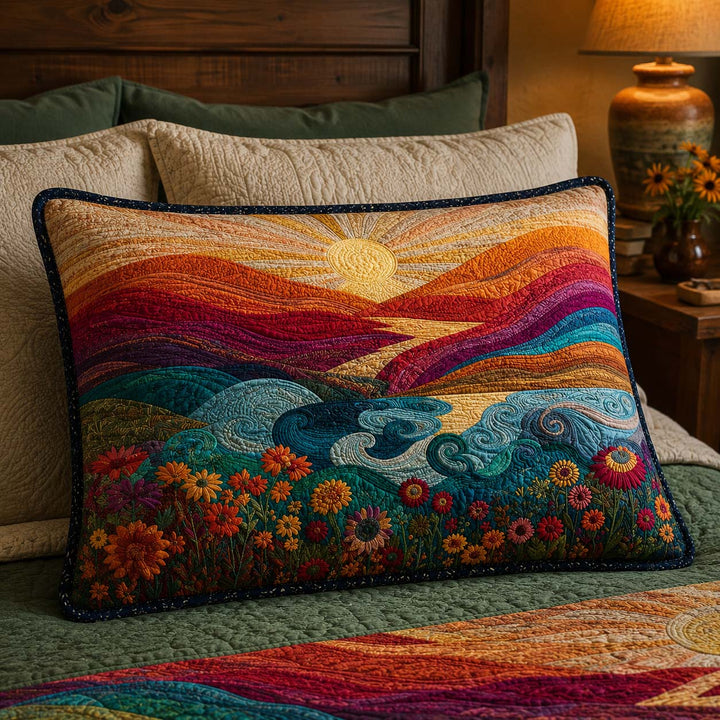 Sunny Escape Bamboo Quilt Pillow Case