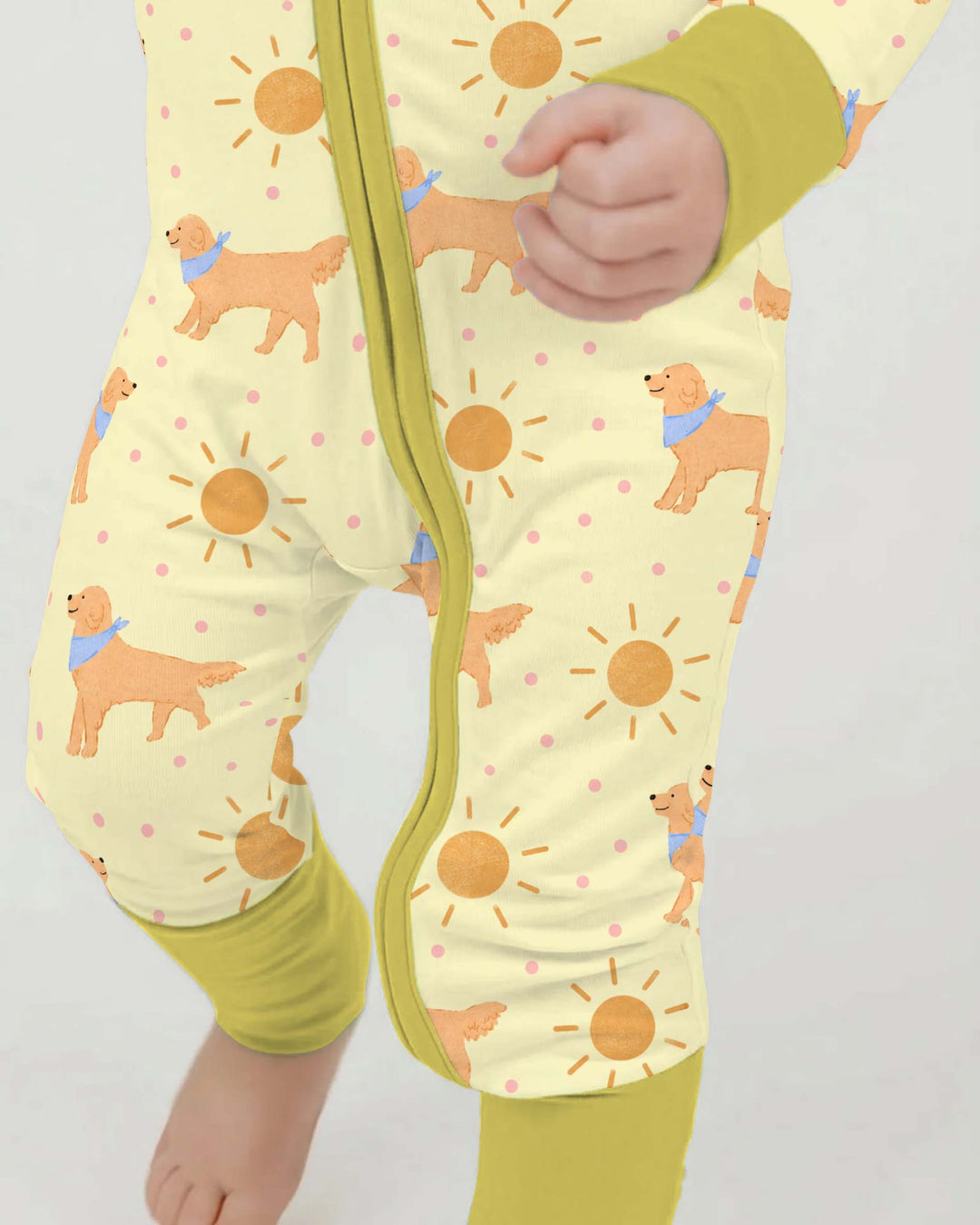 Sunny Golden Retriever Days Bamboo Convertible Zippy