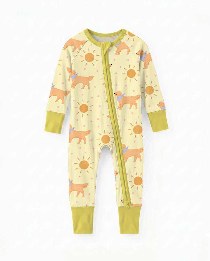 Sunny Golden Retriever Days Bamboo Convertible Zippy