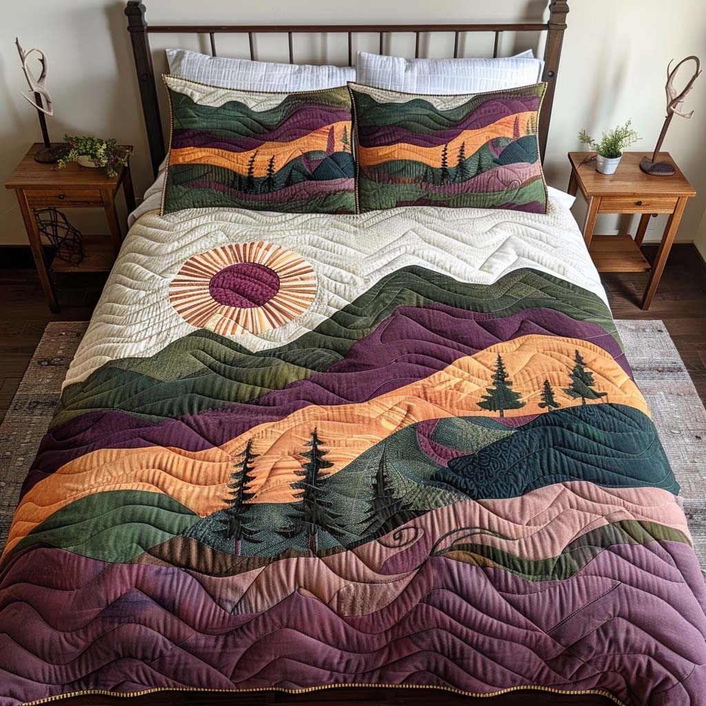 Sunny Meadow Dreams Bamboo Quilt Bedding Set