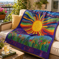 Sunset Glow Bamboo Quilt Blanket