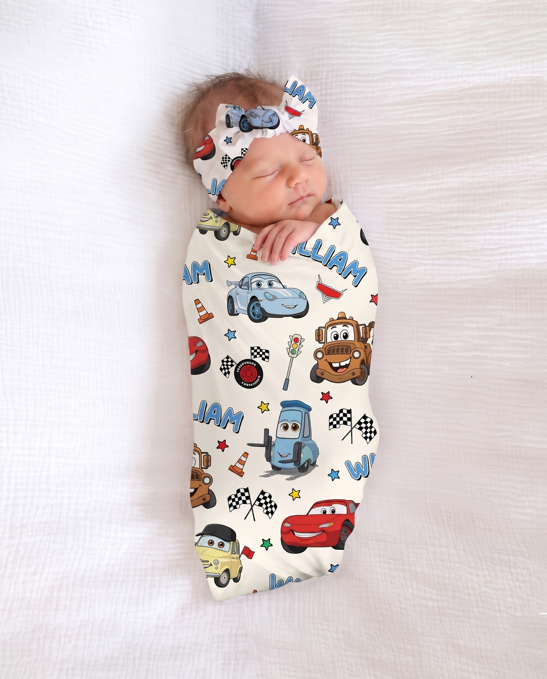Car Movie Swaddle Blanket
