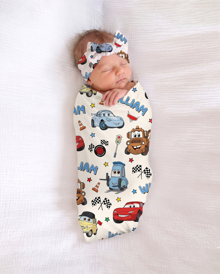 Car Movie Swaddle Blanket
