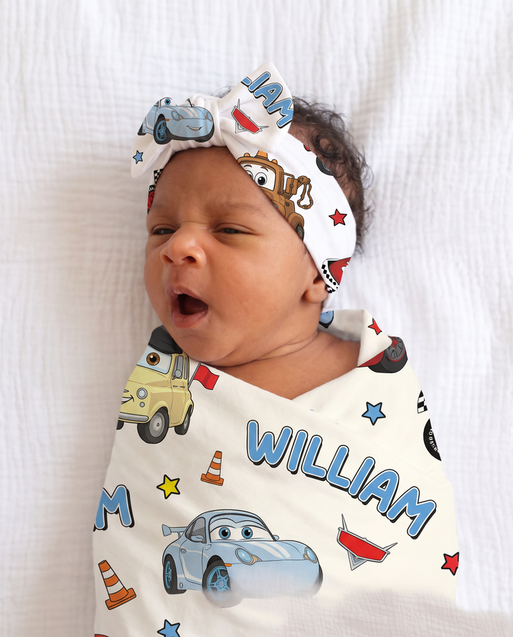 Car Movie Swaddle Blanket