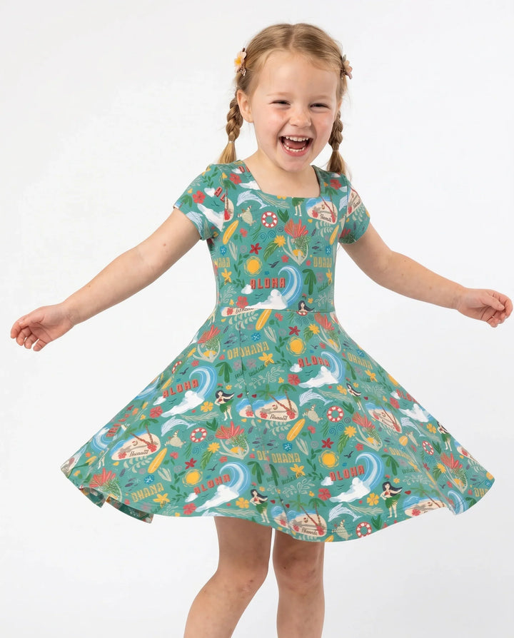 Aloha Island Escape Bamboo Twirl Dress