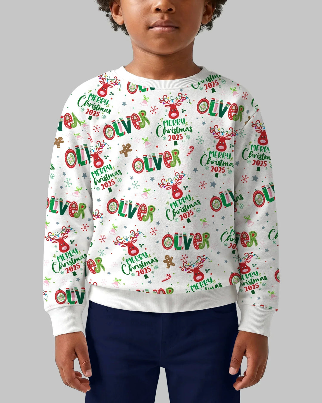 Custom Name "Whimsical Little Things" Bamboo Crewneck Sweatshirt