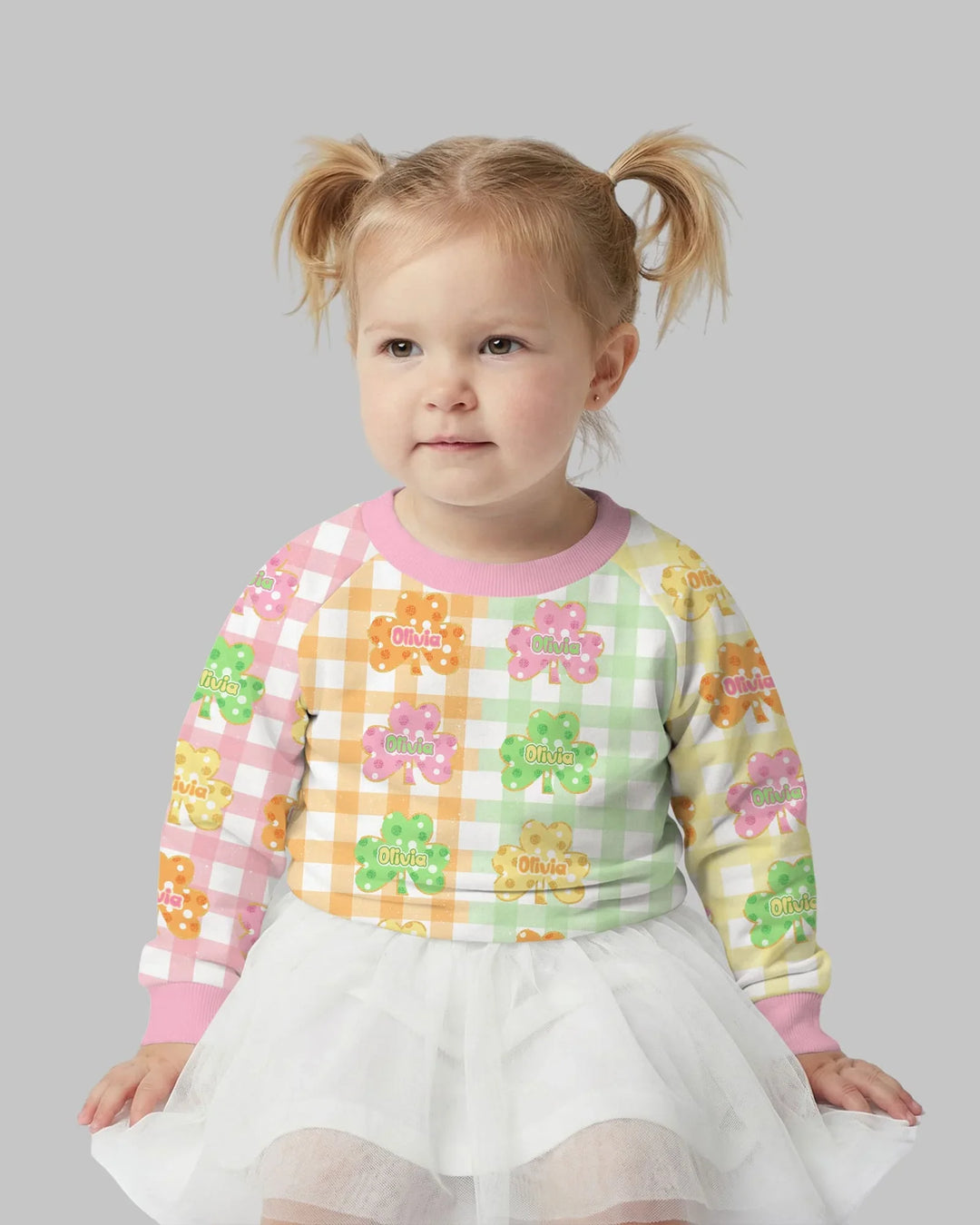 Lucky Shamrock Bamboo Crewneck Sweatshirt