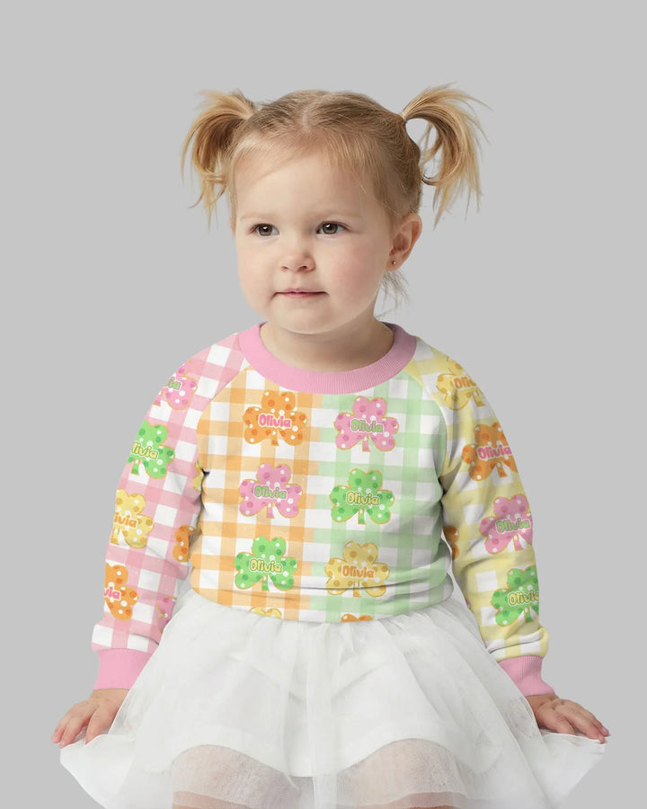 Lucky Shamrock Bamboo Crewneck Sweatshirt