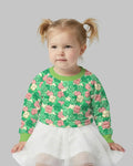 Lucky Vibes Shamrock Bamboo Crewneck Sweatshirt