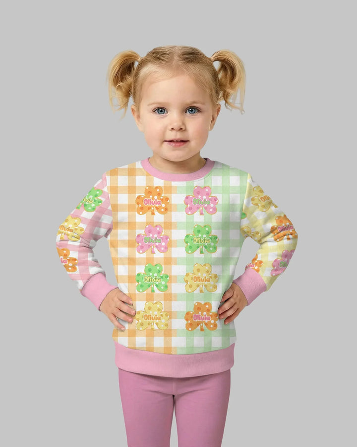 Lucky Shamrock Bamboo Crewneck Sweatshirt