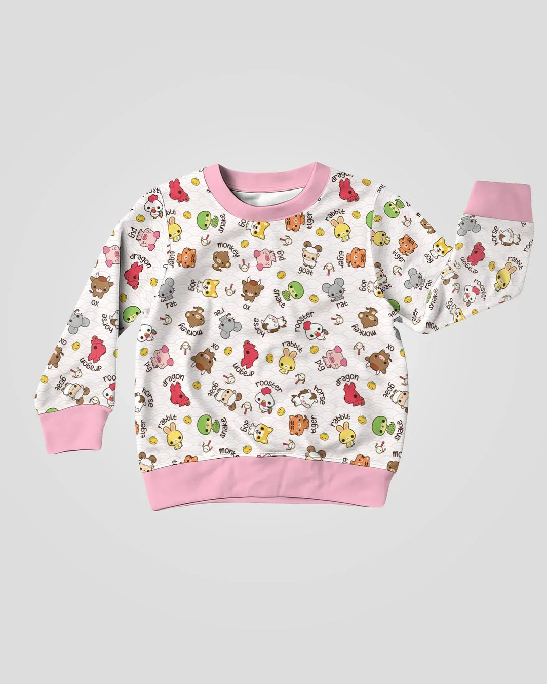 Kawaii Zodiac Bamboo Crewneck Sweatshirt